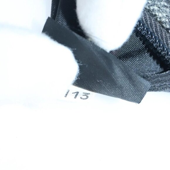 PRADA Pouch Wool Black Auth ti2350 - Picture 13 of 16